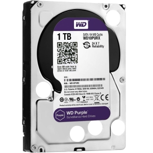 هارددیسک اینترنال وسترن دیجیتال مدل Purple WD10PURZ ظرفیت 1 ترابایت