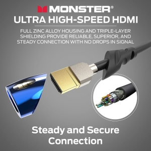 Monster 8K HDMI Cable Ultra High-Speed Cobalt 2.1 Cable