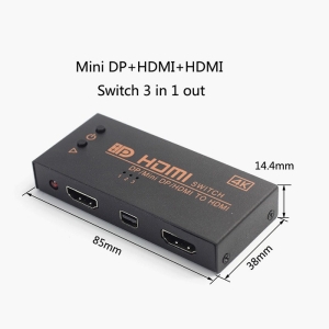 سوئیچ HDMI به Mini Display و HDMI اونتن  4K مدل ONTEN OTN-7589