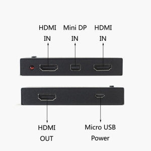 سوئیچ  Mini Display و HDMI اونتن  4K مدل ONTEN OTN-7589