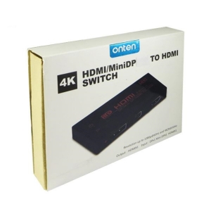 سوییچ HDMI به Mini Display و HDMI اونتن  4K ONTEN OTN-7589