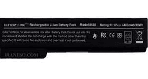 باتری لپ تاپ اچ پی EliteBook 8460-6Cell Gimo Plus مشکی-49 وات ساعت