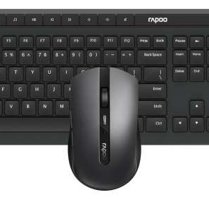 ست کیبورد و ماوس وایرلس رپو Rapoo Multi Mode Silent Keyboard and Mouse Combo Wireless Bluetooth 8210M