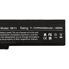 مناسب ترین باتری لپ تاپ ایسوس Battery Asus A32-N61-6Cell Gimo Plus مشکی-49 وات ساعت