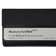 مناسب ترین باتری لپ تاپ ایسوس K52 Gimo Plus