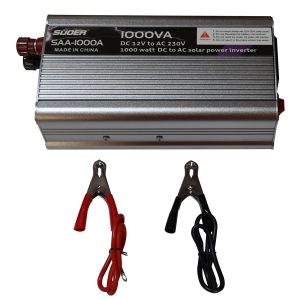 مبدل برق خورشیدی سوئرSUOER SAA-1000A SOLAR POWER CONVERTER AC TO DC  12V to 220V