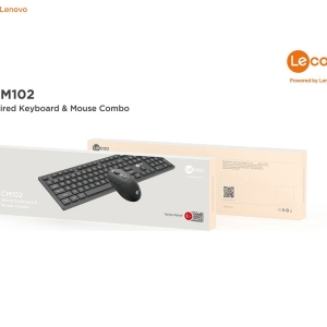 کیبورد لنوو مدل Wired keyboard mouse Lecoo-CM102