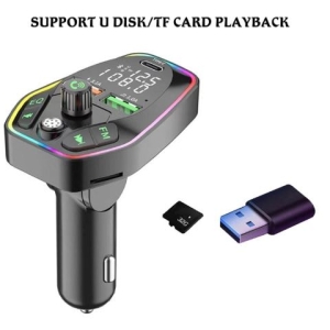 شارژر سریع بلوتوثی ماشین مدل 20w 3.1A  NEW car FM bluetooth receiver 5.0