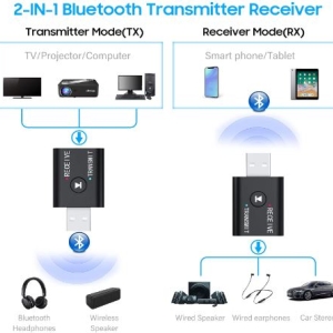 فرستنده بلوتوثی مدلbluetooth  transmitter and receiver