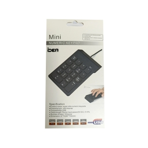 کیبورد ماشین حساب مدل Mini usb cable Numeric Keypad