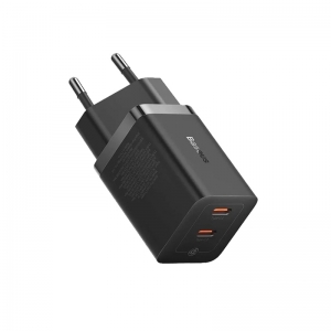 آداپتور شارژر دیواری مدل Baseus GaN5 Pro Fast Charger C+C 40W CCGP180101