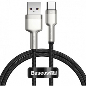 کابل شارژ تایپ سی فست شارژ باسئوس طول 1 متر توان 66 وات Baseus Cafule Series Metal CAKF0001