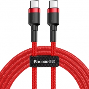 کابل شارژ سریع و انتقال داده باسئوس Baseus Cafule Type-C PD2.0 60W flash charging data line (20V 3A)
