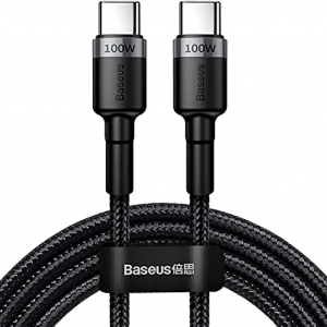 کابل شارژ سریع و انتقال داده باسئوس Baseus Cafule PD2.0 100W flash charging C-C cable 2m  20w5a