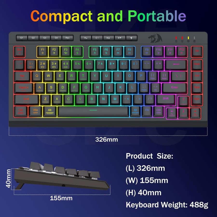 کیبورد ردراگون K524 Pro 