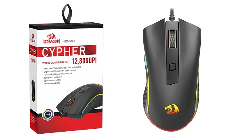 ماوس ردراگون مدل m611 rgb