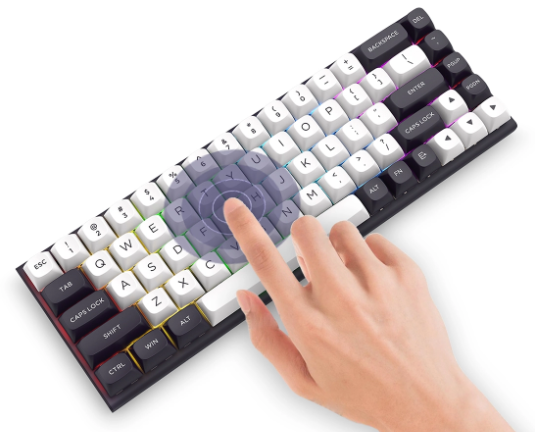کیبورد K701 WB RGB