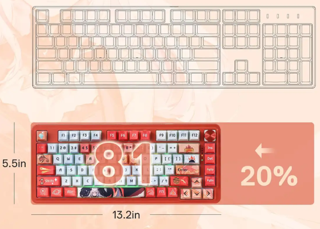 کیبورد ردراگون K673 AK PRO