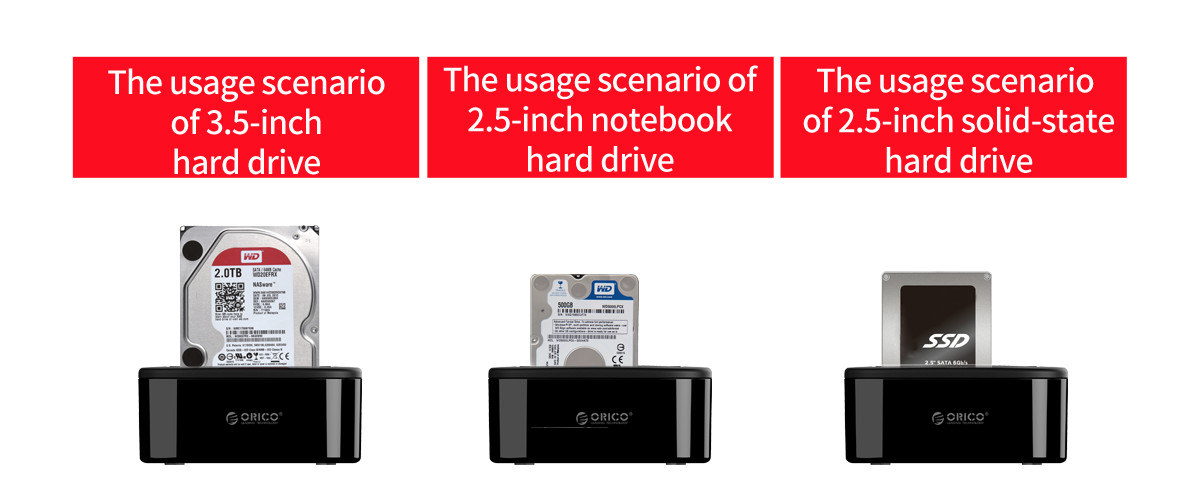 خرید و فروش انواع پایه هارد دیسک اوریکو با بهترین کیفیت