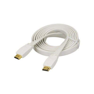 کابل HDMI تخت فرانت با کانکتور طلایی 3D طول 1.5 متر Faranet HDMI FLAT Cable