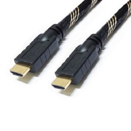 کابل HDMI فرانت با کانکتور طلایی 3D طول 15 متر