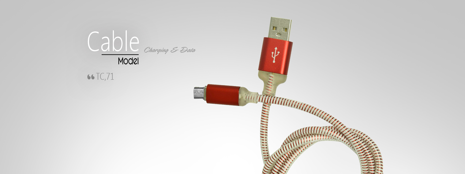 TSCO TC 71 USB To microUSB Cable 1m
