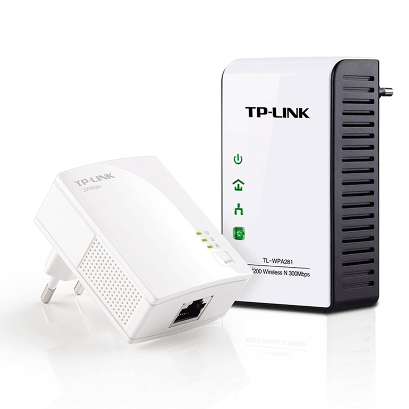 TP-LINK TL-WPA281KIT 300Mbps AV200 WiFi Powerline - کیت آداپتور پاورلاین تی پی-لینک مدل TL-WPA281KIT
