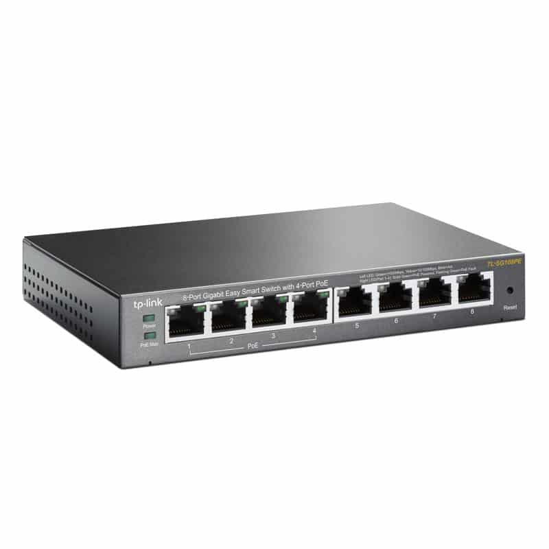 TP-LINK Easy Smart TL-SG108PE 8 Port Switch - سوئیچ 8 پورت Easy Smart تی پی-لینک مدل TL-SG108PE