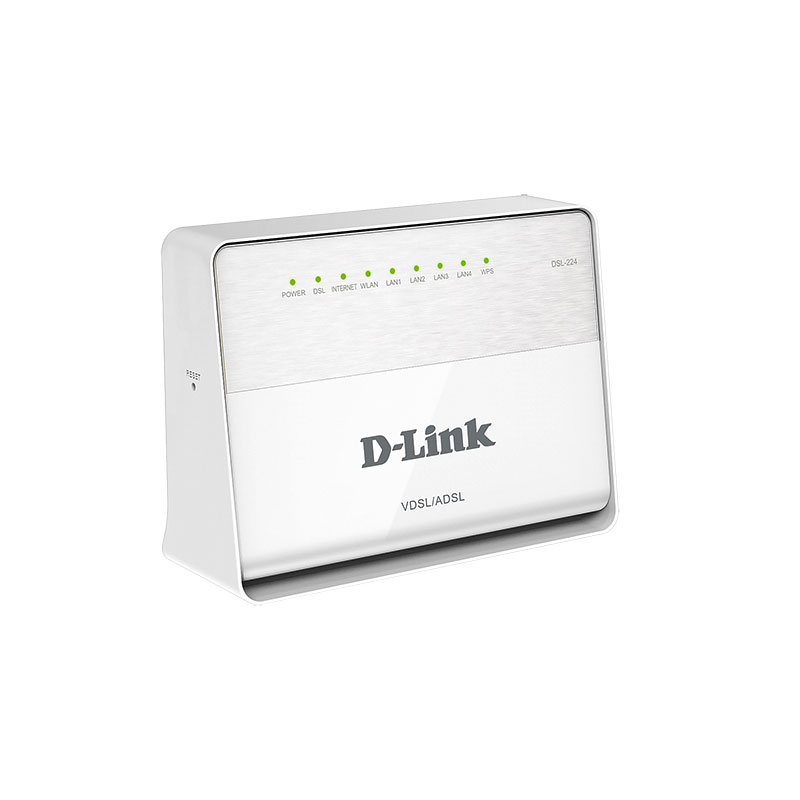 D-Link DSL-224 VDSL2 and ADSL2 Plus N300 Wireless Router - مودم روتر بی سیم ADSL2 Plus و VDSL2 دی-لینک مدل DSL-224