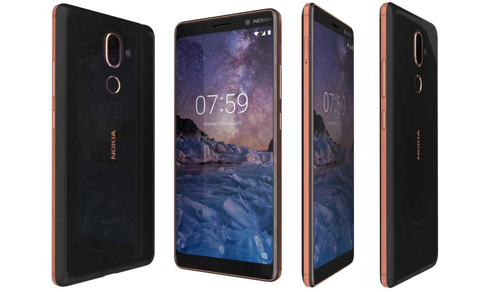 گوشی موبایل نوکیا مدل 1046-7Plus TA - قیمت Nokia 7 Plus TA-1046 64GB Mobile