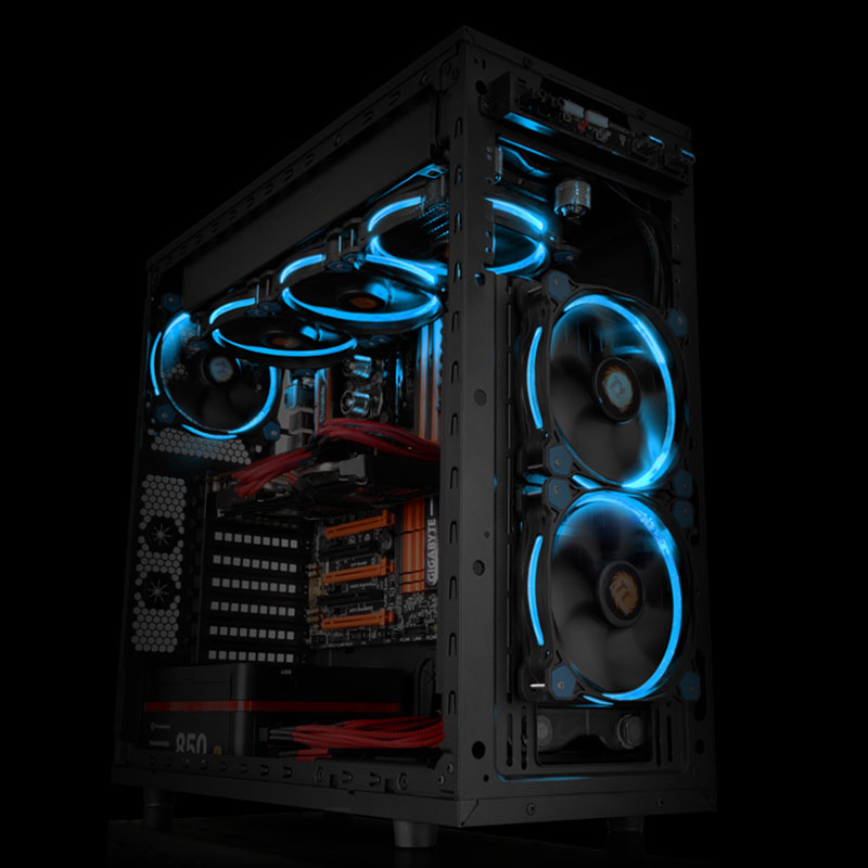 Thermaltake Riing 14 LED Blue 140mm Case Fan - فن کیس ترمالتیک مدل Riing 14 با LED آبی