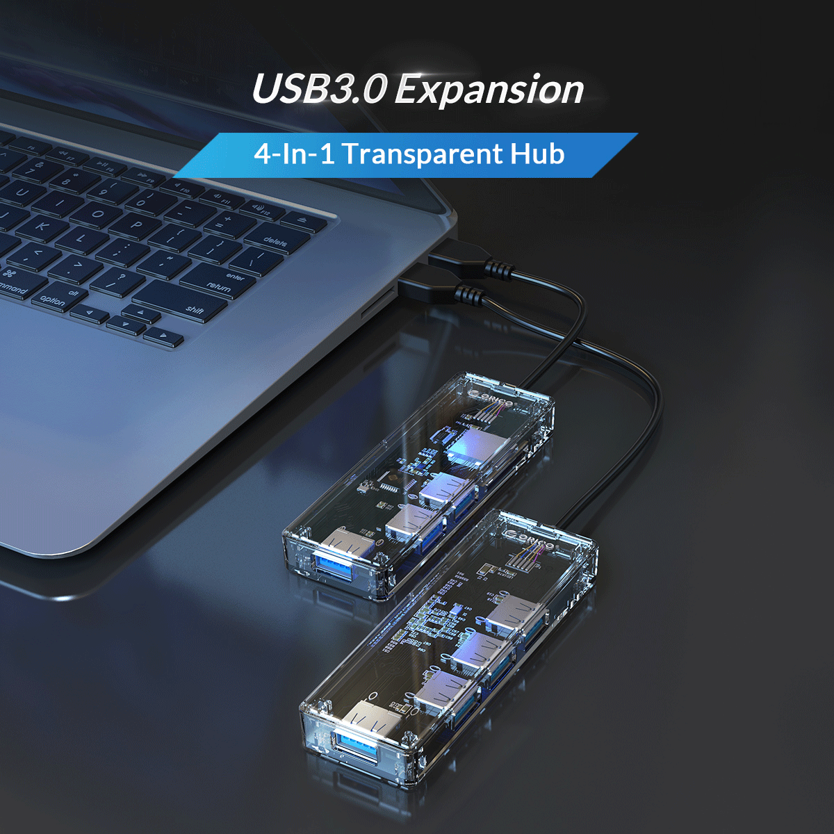 هاب 4 پورت USB 3.0 اوریکو مدل TA1U3-4A 