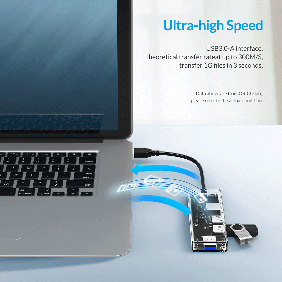 هاب 4 پورت USB 3.0  