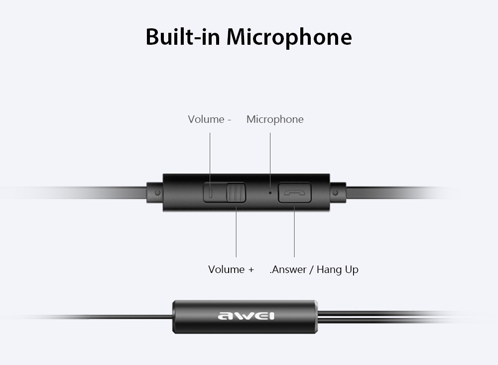  AWEI Z1 Wired Earphone