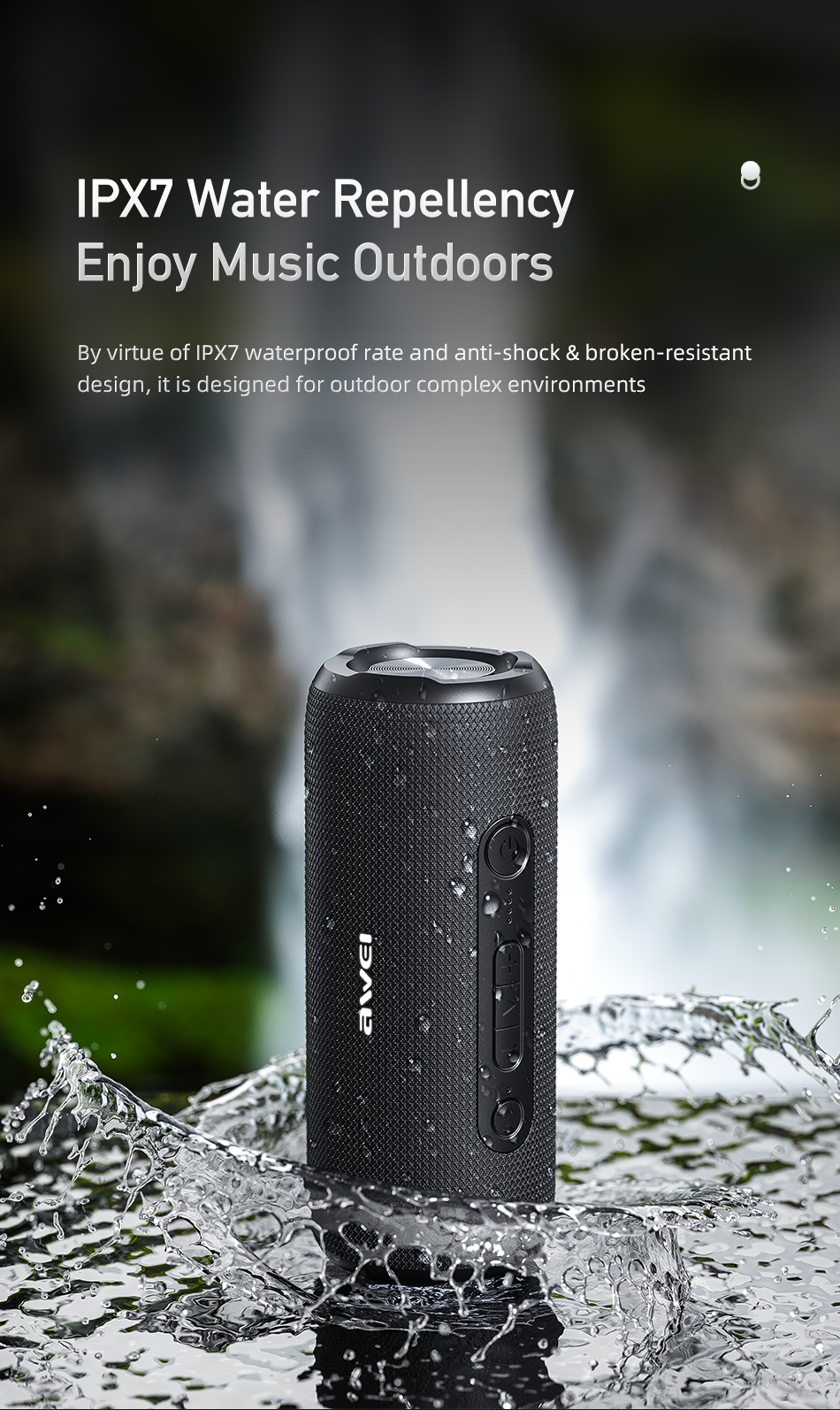 AWEI Y669 Outdoor Bluetooth Speaker