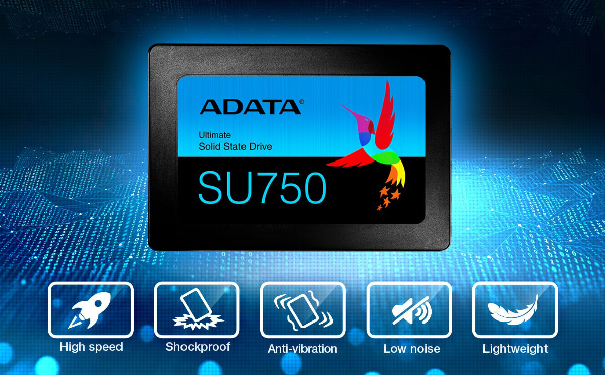 اس اس دی اینترنال ای دیتا مدل su750 ظرفیت 512 گیگابایت