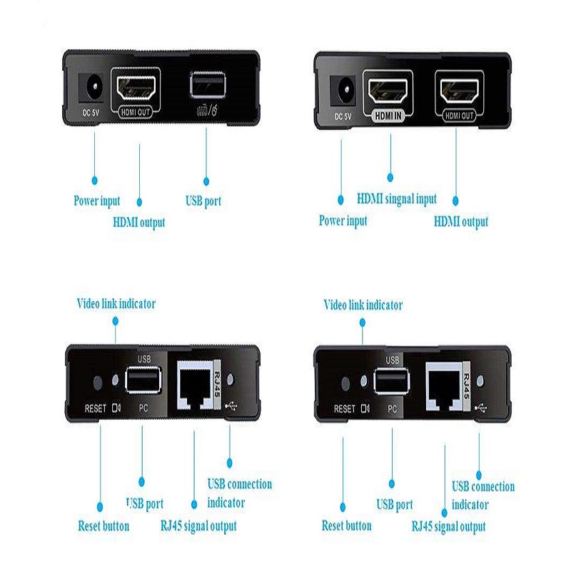 قیمت خرید توسعه دهنده کی وی ام HDMI لنکنگ مدل LKV371KVM روی کابل شبکه تا ۶۰ متر