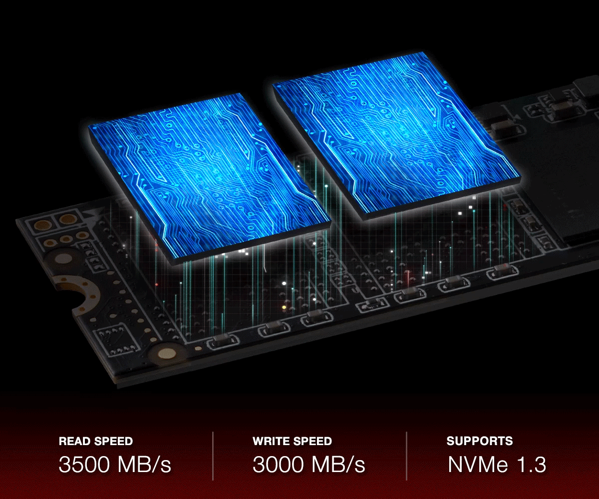 اس اس دی اینترنال ایکس پی جی مدل SX8200 Pro با ظرفیت 512 گیگابایت