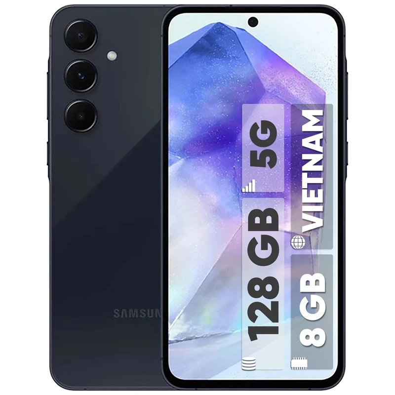 گوشی موبایل سامسونگ مدل Galaxy A55 دو سیم کارت ظرفیت 128 گیگابایت و رم 8 گیگابایت ویتنام