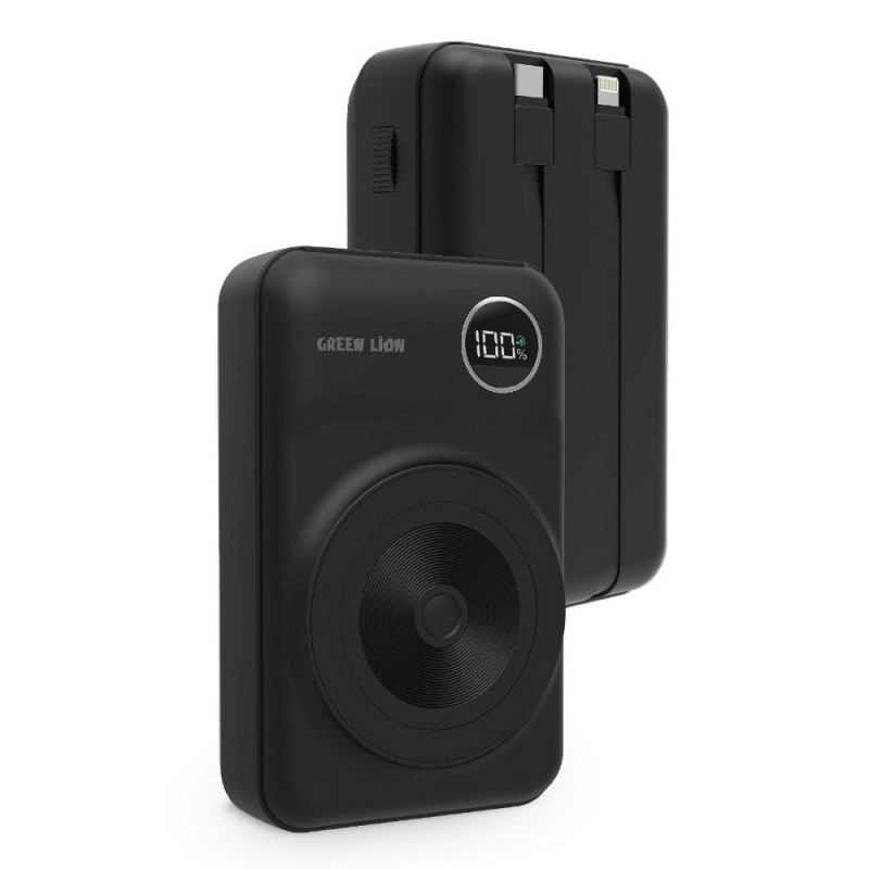 پاوربانک گرین لاین مدل MagSafe Integrated ظرفیت 20000 میلی آمپر