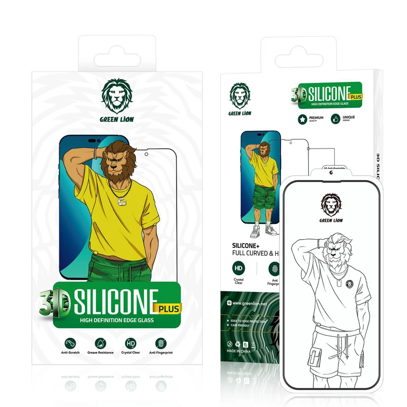 محافظ صفحه نمایش گرین مدل Silicone-HD Plus مناسب برای گوشی موبایل اپل iPhone 14 Pro