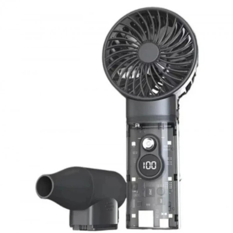 جت فن شارژی ویولنت فن دوسر چراغ دار پاوربانک مدل violent fann ll