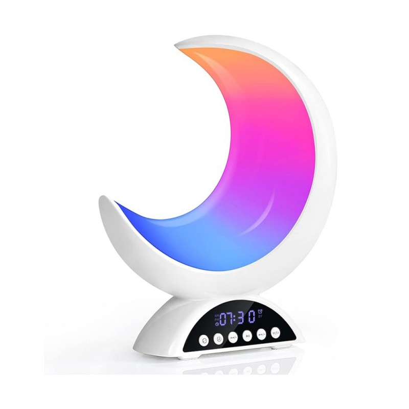 چراغ خواب و اسپیکر مدل ماه – Moon Lamp Led RGB Color Changing