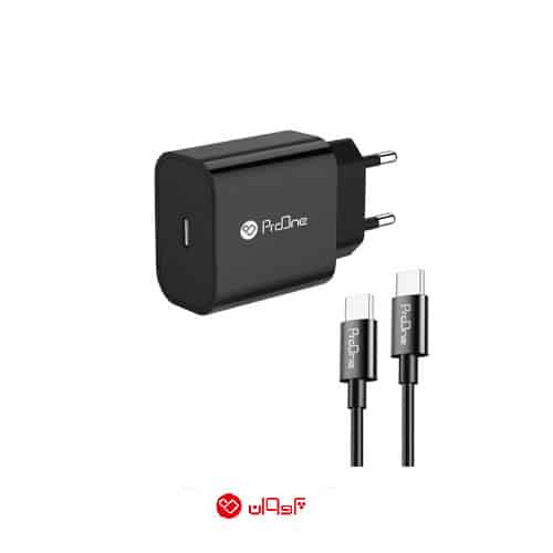 شارژر دیواری پرووان مدل PWC501 به همراه کابل USB-C