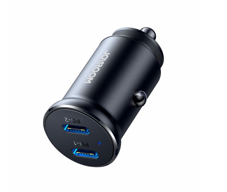 شارژر فندکی دو پورت 30 وات جوی روم مدل JR-CCN06