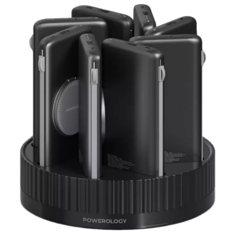 پاوراستیشن 8 در 1 پاورولوژی Powerology 10000mAh Power Bank Terminal PPBCHA2681BK