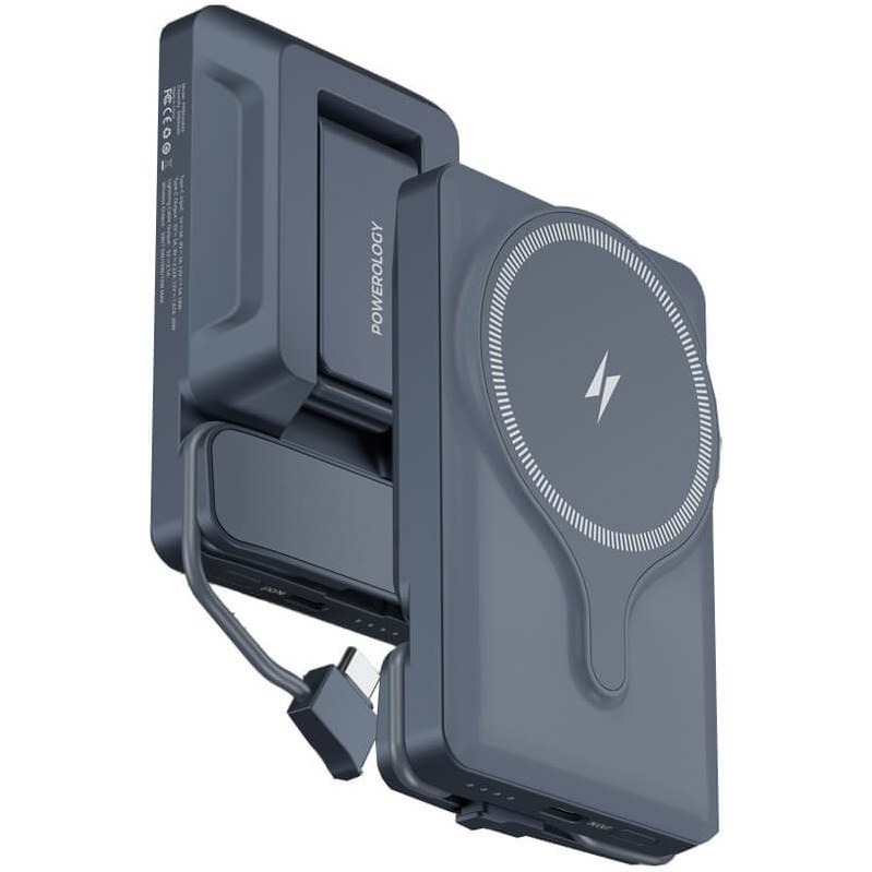 پاوربانک وایرلس و هولدر دریچه کولری پاورولوژی Powerology 5000mAh Air-Vnet Power Bank PPBCHA32