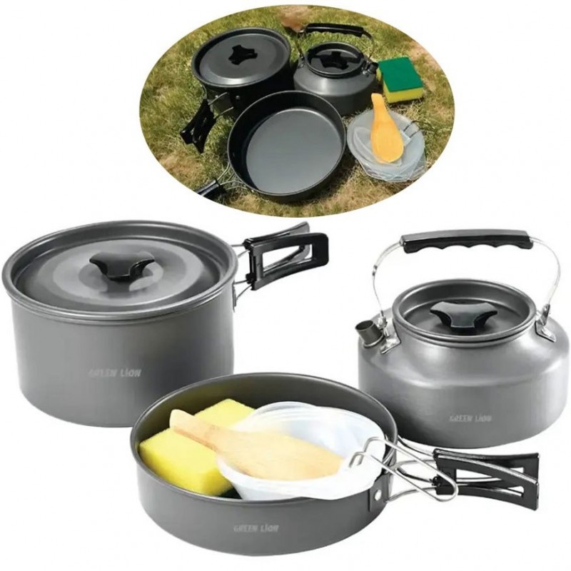 ست وسایل آشپزی کمپینگ گرین لاین مدل 7in1