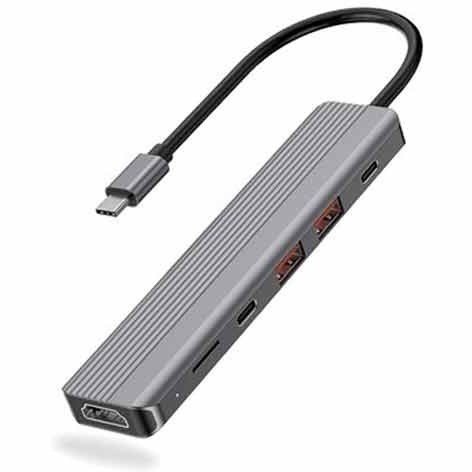 هاب 6 پورت USB-C پاورولوژی مدل P61HBCGY