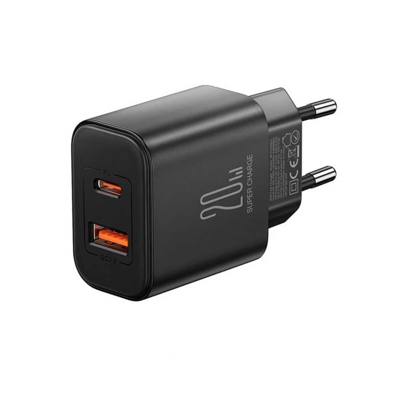 آداپتور شارژ 2 پورت 20 وات جویروم JOYROOM ADAPTER DUAL PORT JR-TCF05EU